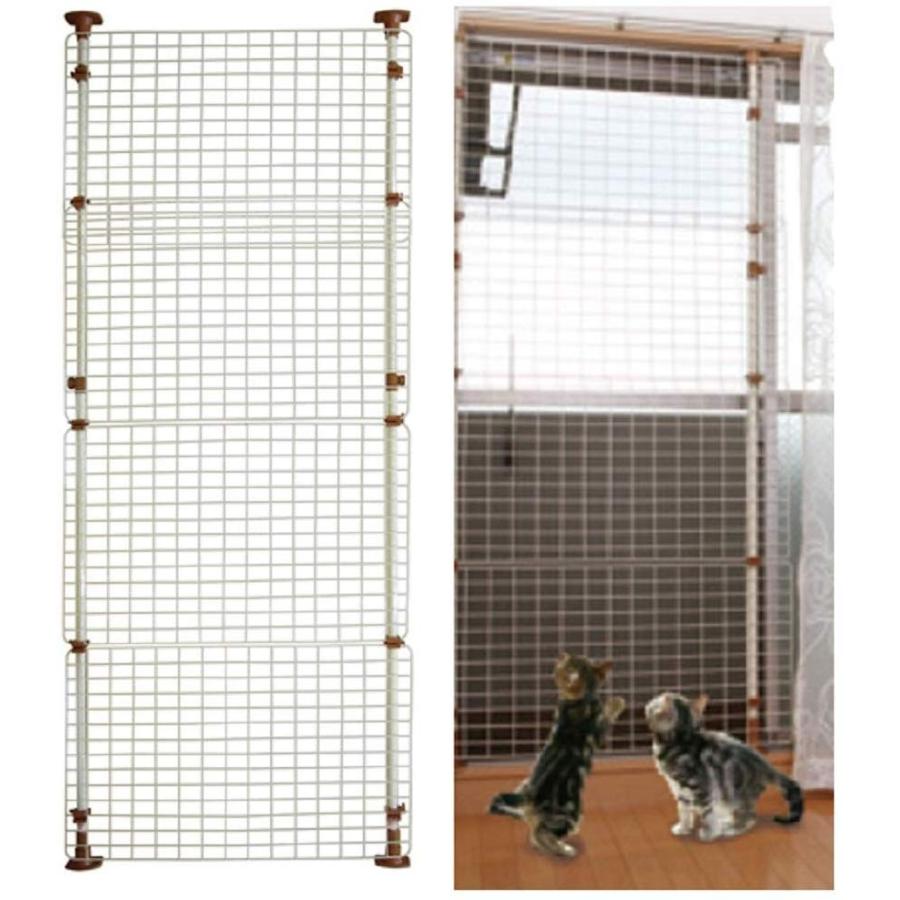 マルカン 猫網戸脱走防止フェンス L サイズ マルカン 猫網戸脱走防止フェンス サイズ