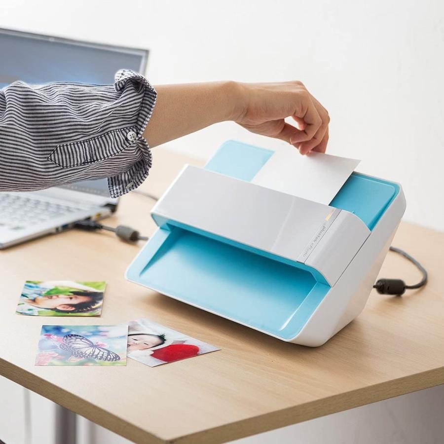 サンワダイレクト 簡単フォトスキャナー 自動 高速スキャン (L版・2秒/A4・5秒) 東芝製CCDセンサー Windows/Mac 対応 サンワダイレクト 簡単フォトスキャナー 自動 高速スキャン L版 2秒/A4 5秒 東芝製CCDセンサー Windows/Mac 対応