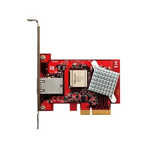 玄人志向 ネットワークカード GigabitEthernetボード PCI-Express用 10GBASE-T Ethernetポート 増