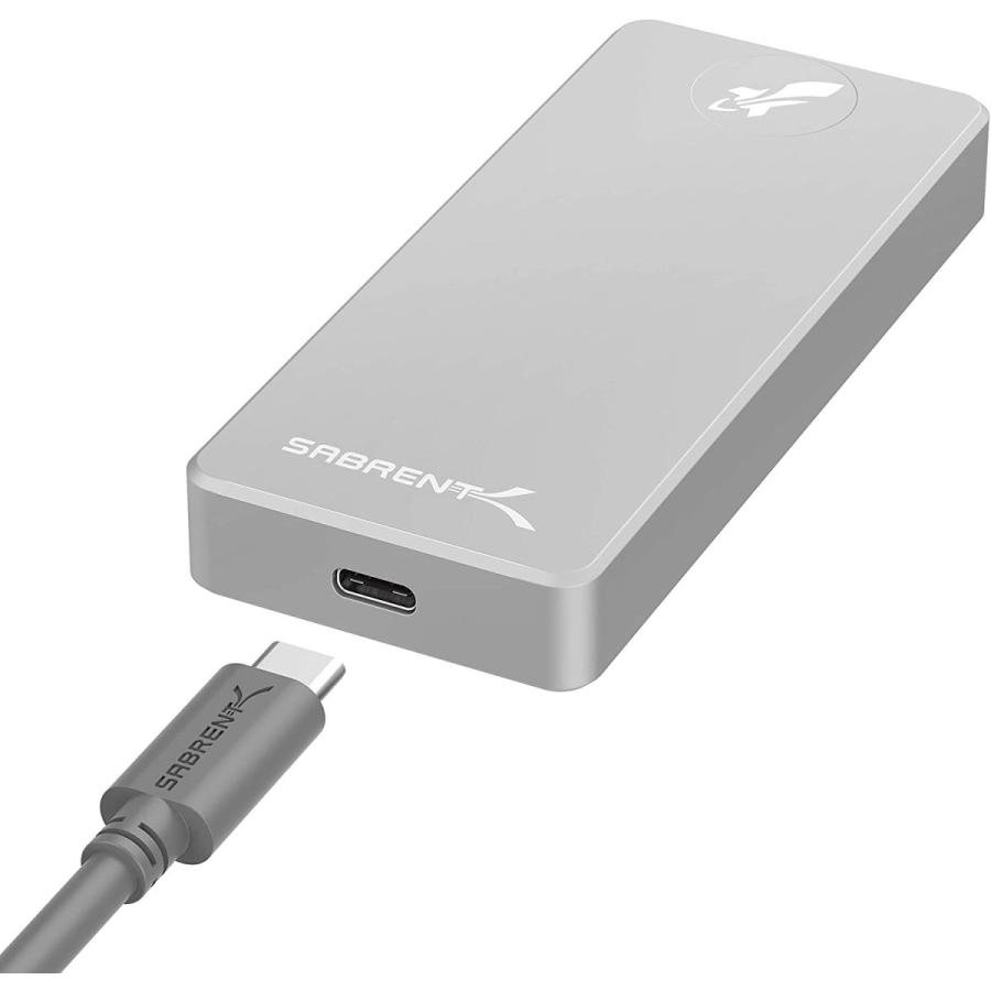 Sabrent ロケットプロ 2TB USB3.2 外付けアルミニウムSSD (SB-2TB-PRO) 