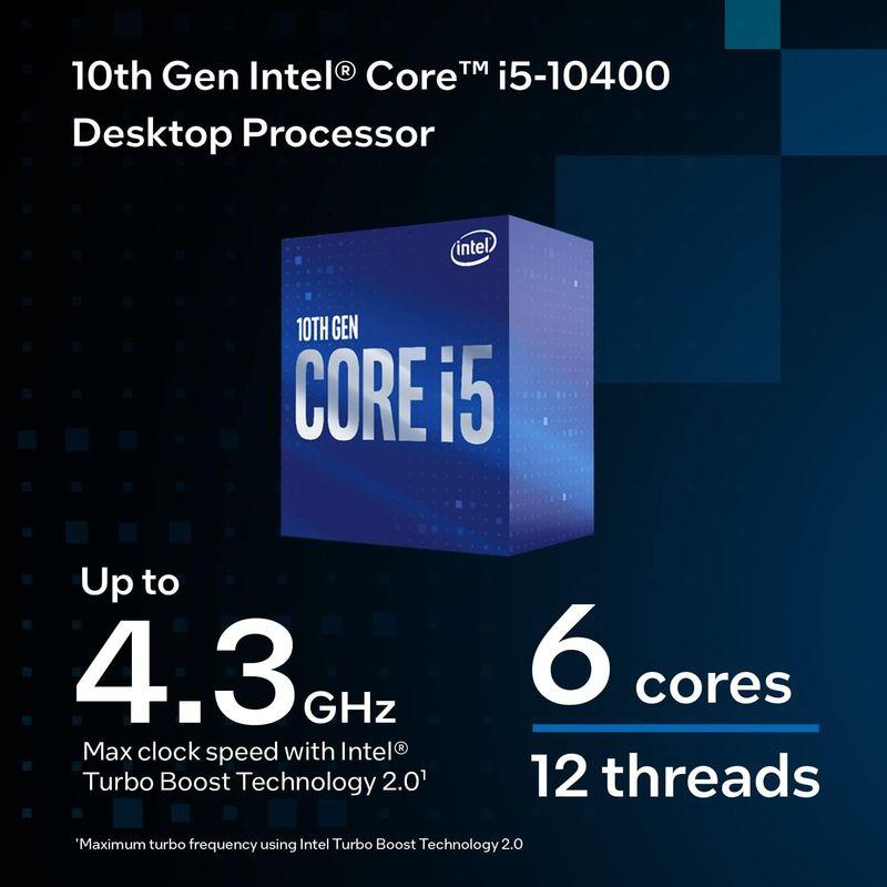 INTEL CPU BX8070110400 Core i5-10400 プロセッサー、2.90 GHz(最大