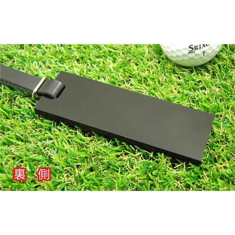 ネームプレート ゴルフ ネームタグ 二列彫刻名入れ 5mmアクリル ベルト