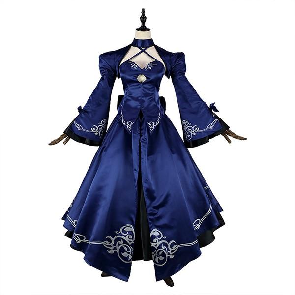 fate/grand Order fgo衣装 セイバー／アルトリア・ペンドラゴン［オルタ］ドレスVer. Saber 黒セイバー コスプレ衣装 Saber コスチューム 黒化 コスプレ衣装_8