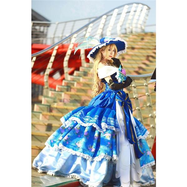 絢瀬絵里 舞踏会編 覚醒 スクフェス 宮廷服ドレス コスプレ 衣装 Love