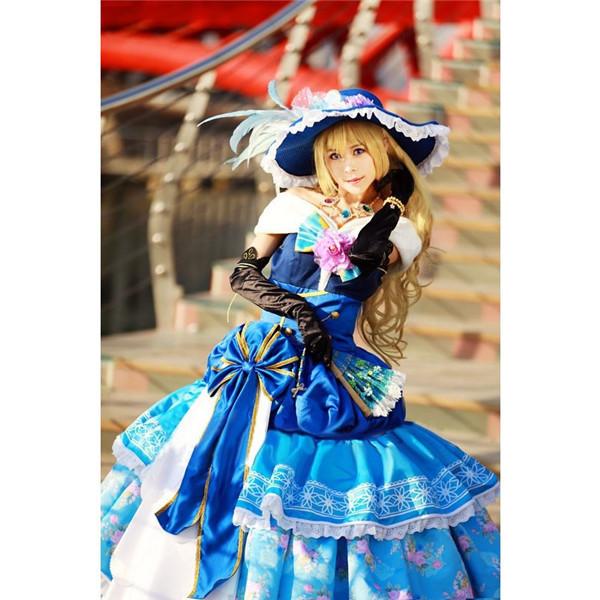 絢瀬絵里 舞踏会編 覚醒 スクフェス 宮廷服ドレス コスプレ 衣装 Love
