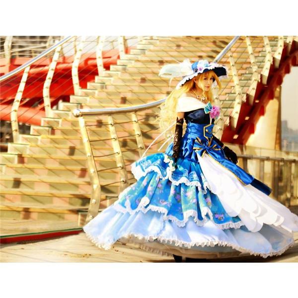 絢瀬絵里 舞踏会編 覚醒 スクフェス 宮廷服ドレス コスプレ 衣装 Love