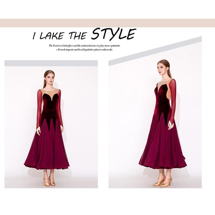 社交ダンス ドレス ダンス衣装 初心者 練習着 競技着 社交ダンス衣装