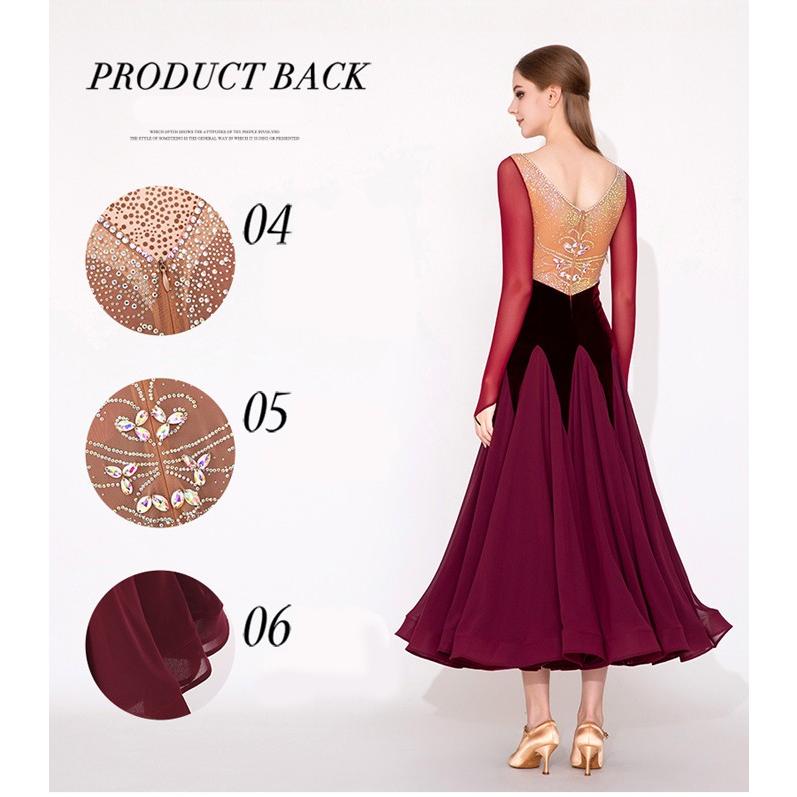 社交ダンス ドレス ダンス衣装 初心者 練習着 競技着 社交ダンス衣装