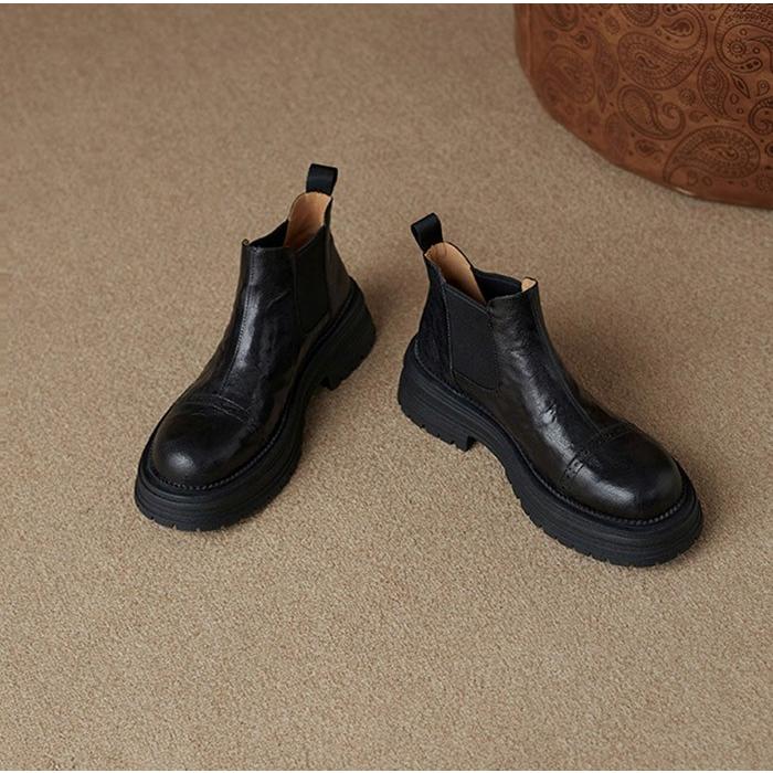 サイドゴアブーツ アンクル ブーツ レディース チェルシーブーツ 厚底