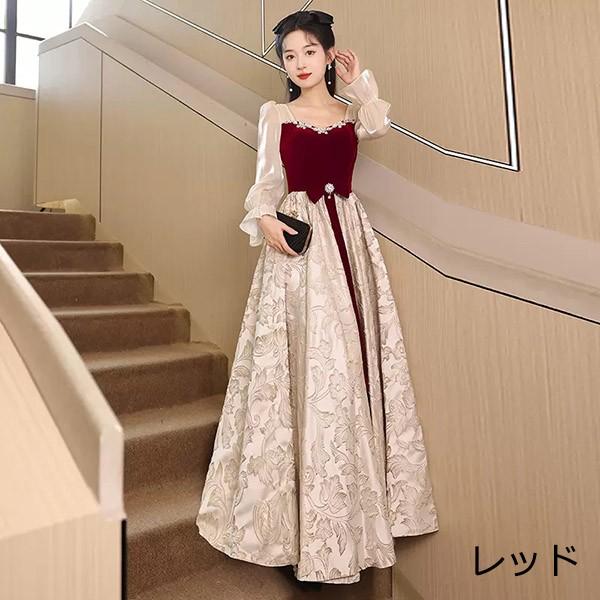 ドレス 大人 ピアノ 発表会 ミモレ丈 ぽっちゃり 大きいサイズ  