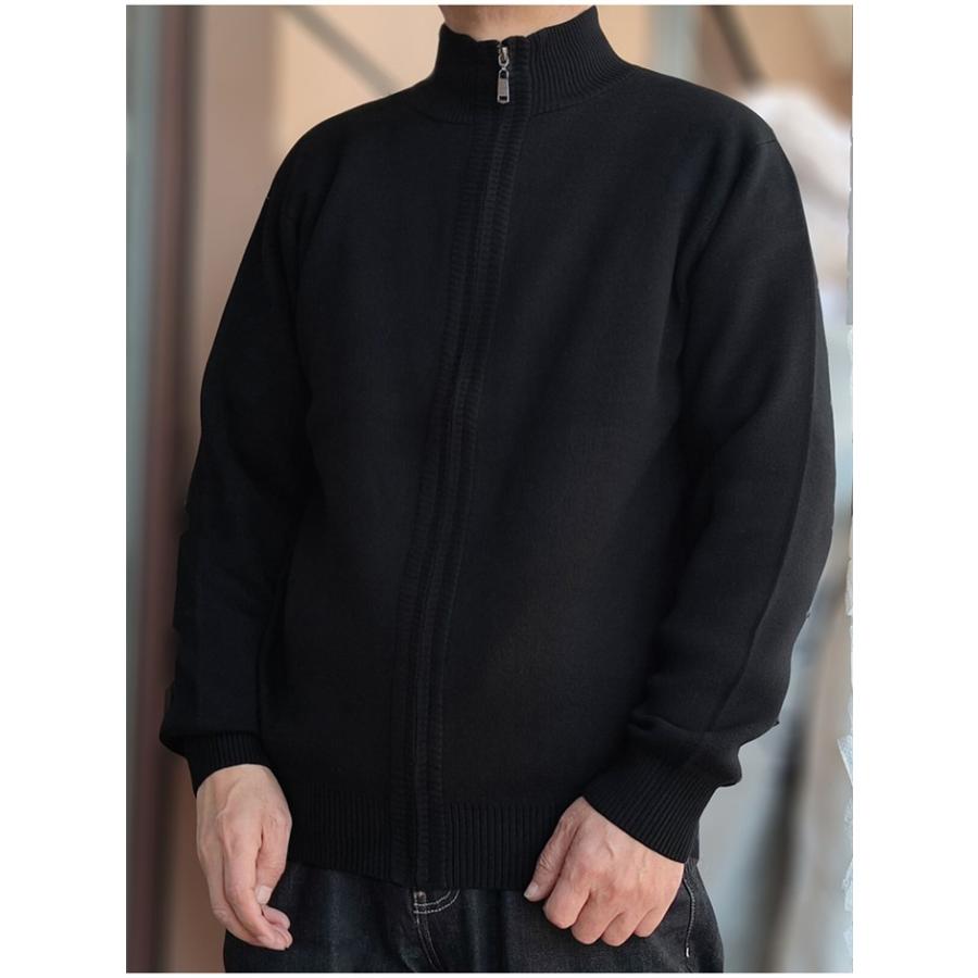 綿 ニット メンズ フルジップ 春 秋 冬 アウター ジャケット 大きいサイズ 立ち襟 セーター ジップニット 30代 50代 40代 カジュアル 無地 厚手 裏起毛 あったか ニットセーター ジップアップ メンズセーター 綿 ニット メンズ フルジップ 春 秋 冬 アウター ジャケット 大きい