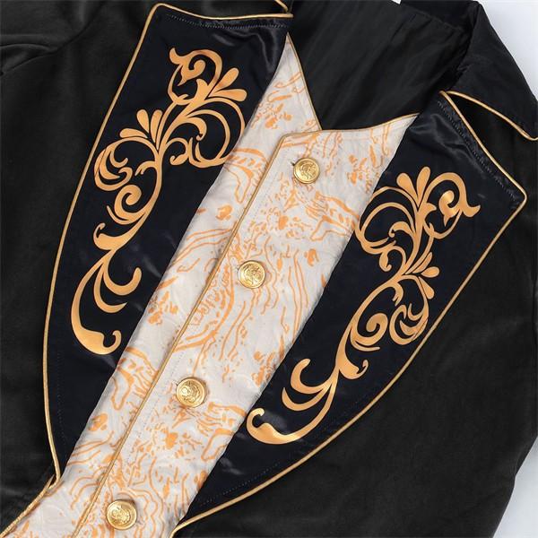 メンズ ジャケット アウター ベルベット 大きいサイズ ミモレ丈 王子様