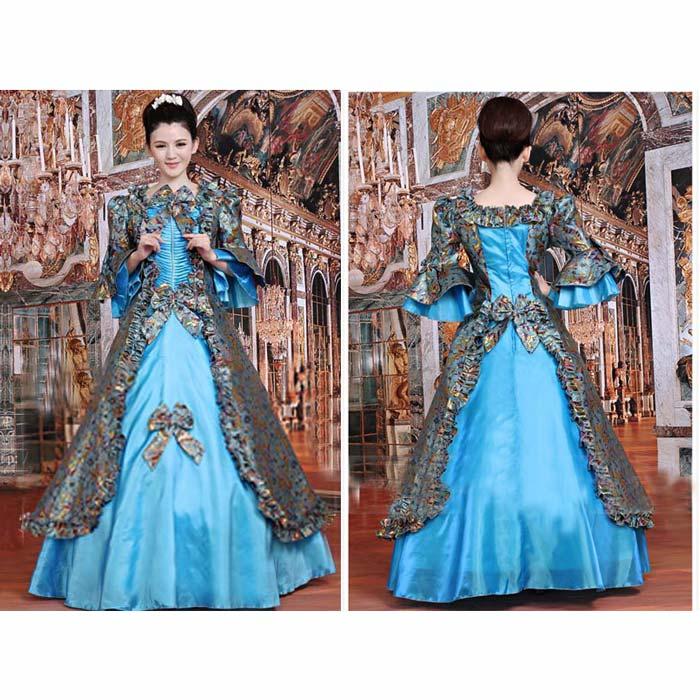 貴族ドレス 中世貴族風 お姫様ドレス 舞台衣装 宮廷ドレス 王族服 舞台