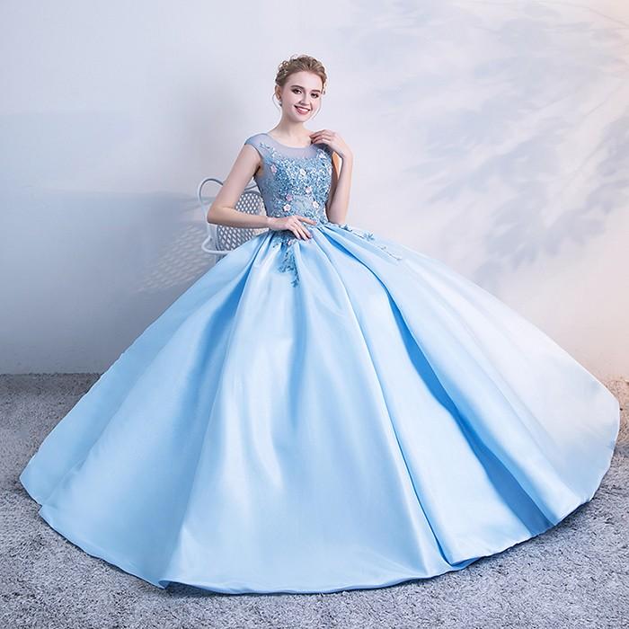 豪華な ロングドレス 演奏会 他と被らない ピアノ 発表会 大きいサイズ