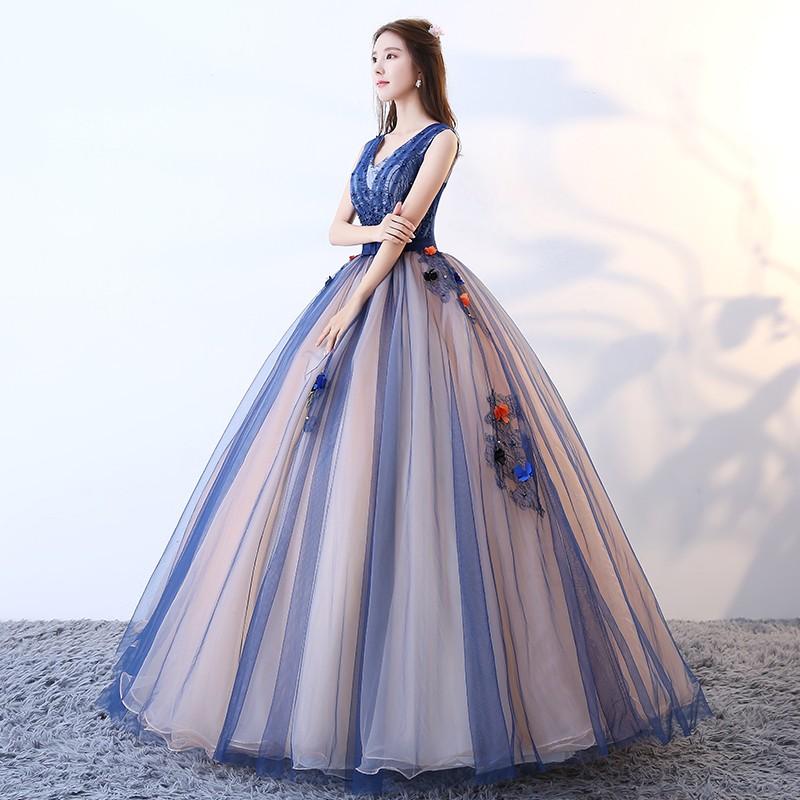 カラードレス ウェディングドレス ロング パーティードレス 花嫁 結婚  