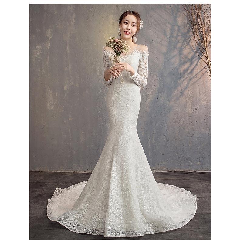 ウェディングドレス フィッシュテール 花嫁 ロングドレス 結婚式 ウェディングドレス フィッシュテール 花嫁 ロングドレス 結婚式