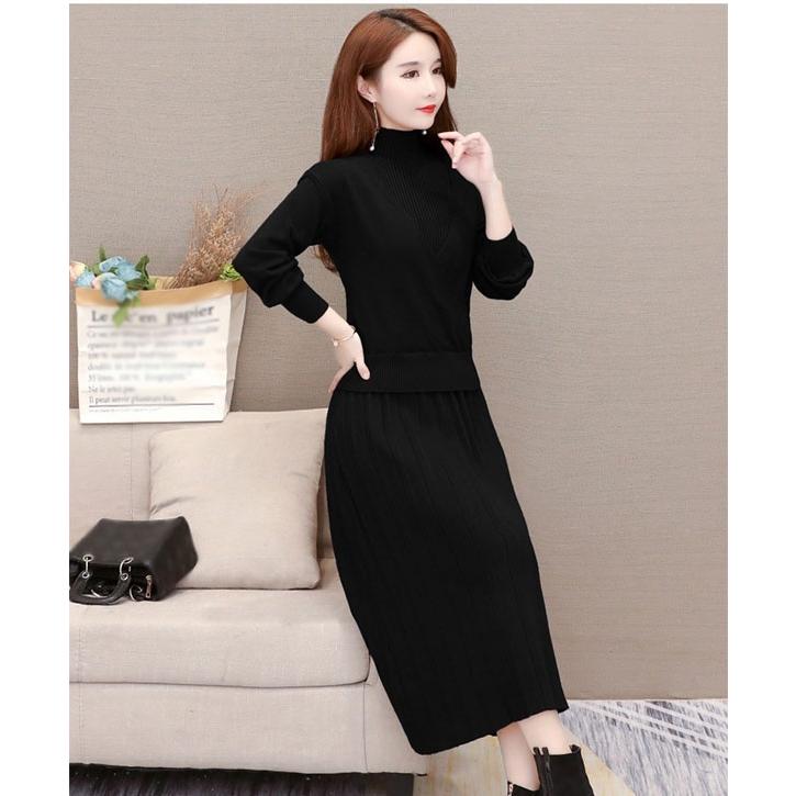 ニット ワンピース ニットワンピース 長袖 肩出し 大人 きれいめ a