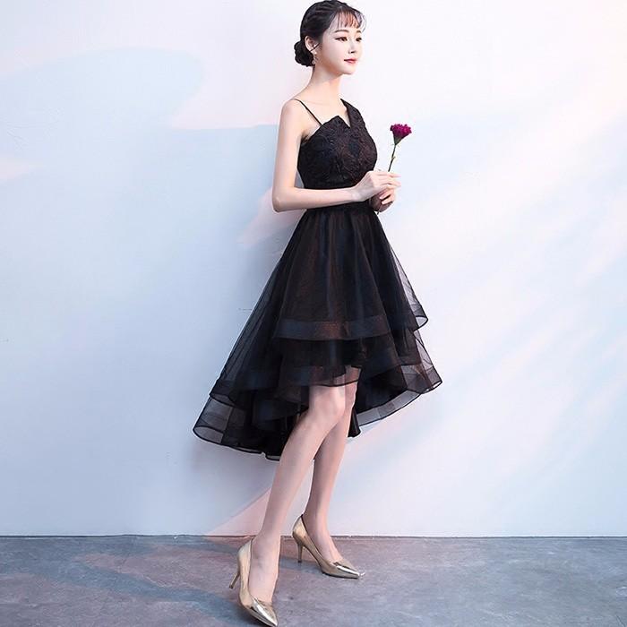 パーティードレス 演奏会 韓国 ぽっちゃり ノースリーブ フィッシュ