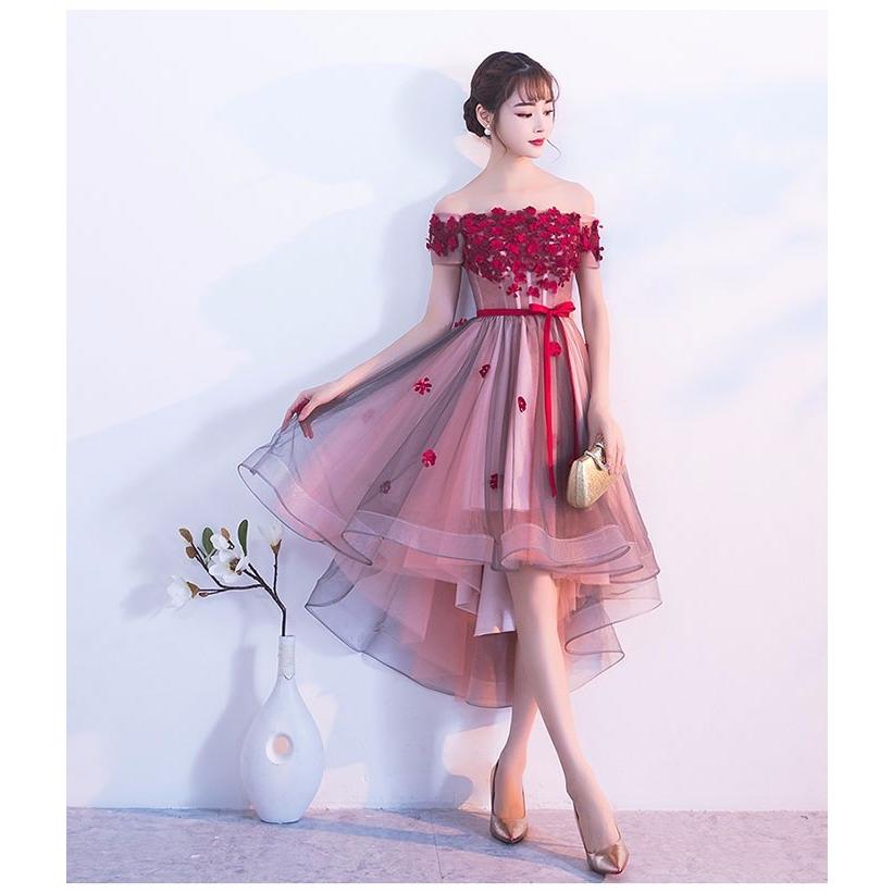 パーティードレス 演奏会 韓国 ぽっちゃり フィッシュテール オフ