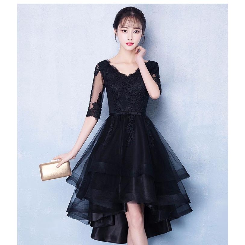 パーティードレス 演奏会 韓国 ぽっちゃり フィッシュテール 締め上げ