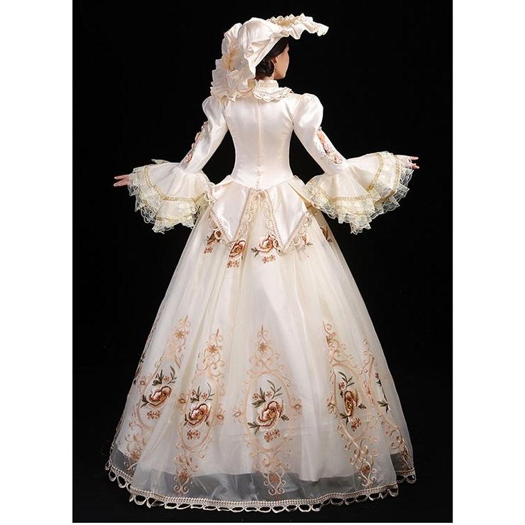 【美品】イチオク 刺繍　ロングドレス ロングワンピース 舞台 衣装 楽天市場】ロングドレス 演奏会 通販 ドレス ワンピース 大人