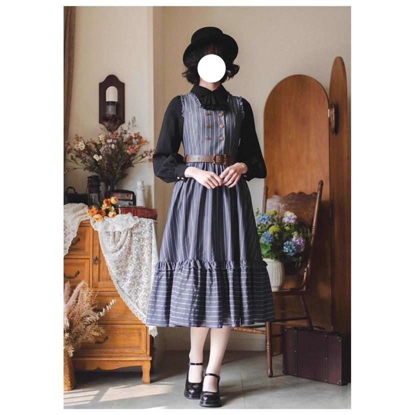 for LOVE ロリータワンピース Ginghamろりーたワンピース memory mellfy – コスプレ衣装