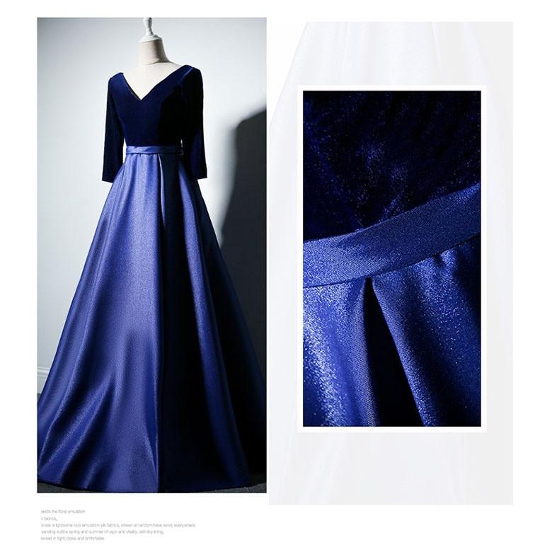 演奏会用ドレス ロング 演奏会 ピアノ 発表会 パーティードレス 大きい