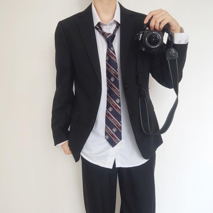 男子 ブレザー 制服 セット 3点セット シャツ パンツ ズボン
