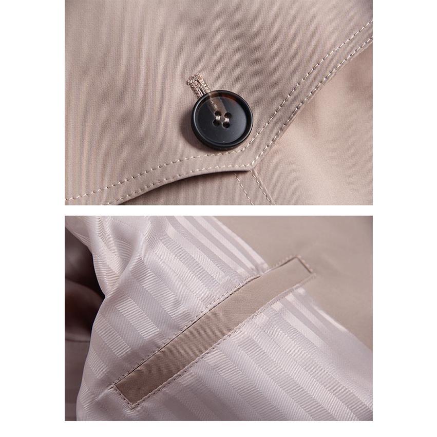 S~6XL トレンチコート メンズ 大きいサイズ ショート 男性用