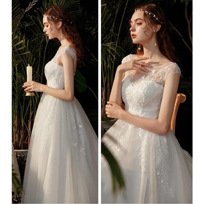 ウエディングドレス スレンダーライン ロング 白 結婚式 花嫁 ウエディングドレス スレンダーライン ロング 白 結婚式 花嫁