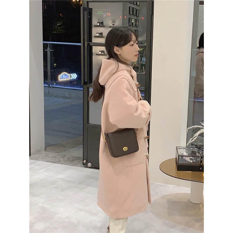 コート レディース ダッフルコート フード付き 学生 女子 冬 秋 ロング