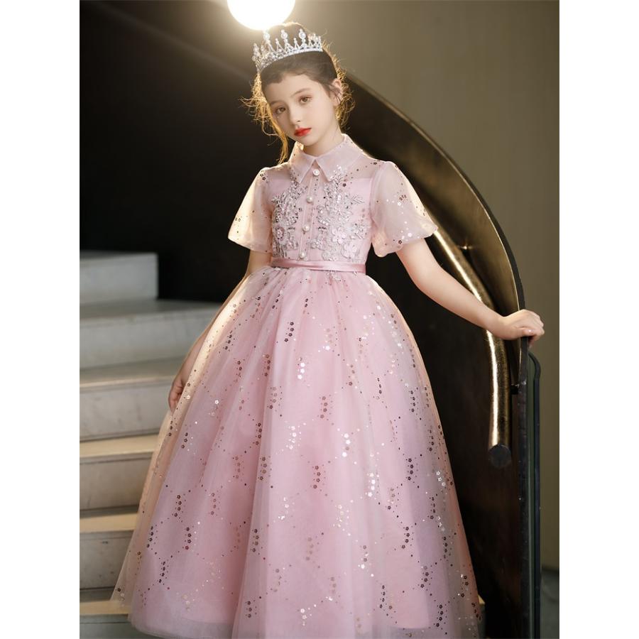 ドレス 発表会 結婚式 女の子 ピアノ発表会 120 130 140 150 160 170