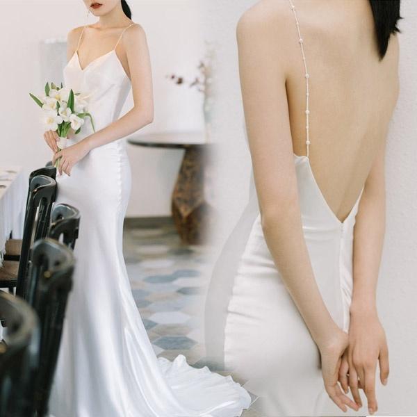 日本公式品 花嫁 ウェディングドレス ファスナー 白ドレス ワンピース 花嫁 結婚式 二次会 披露宴 前撮り 後撮り 撮影用 ビーチフォト 超大特価 Www Yalaphone Com