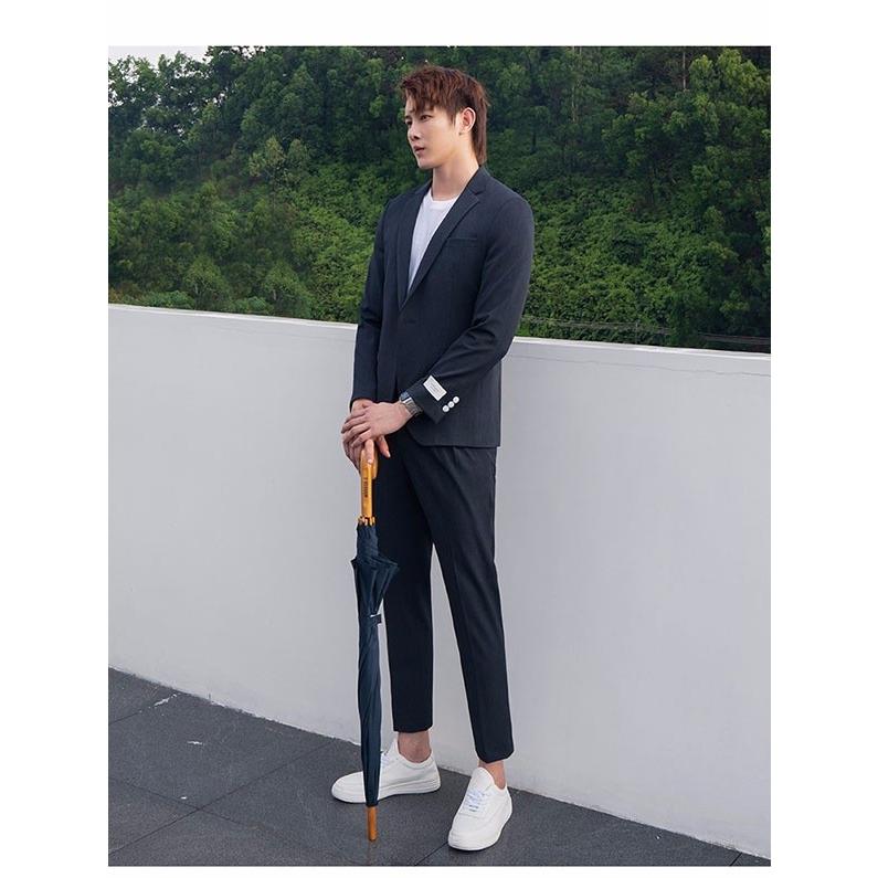 メンズスーツ ビジネススーツ スリム セットアップ メンズ