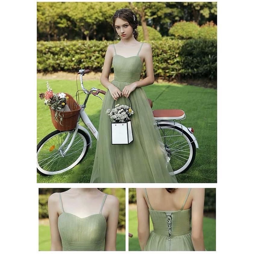 ブライズメイド ドレス ロング丈 袖付き 二次会 大きいサイズ 結婚式