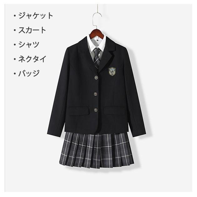 卒業式スーツ 女の子 入学式 子供服 5点セット ゆったりサイズ