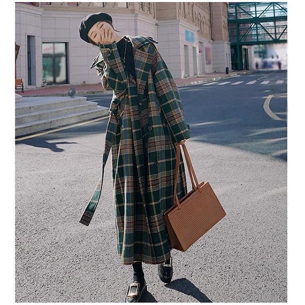 ロングチェスターコート レディース 超ロング 秋冬 アウター 長袖