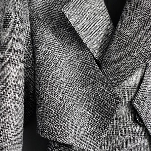 ロングコート メンズ チェスターコート チェック柄 ビジネス