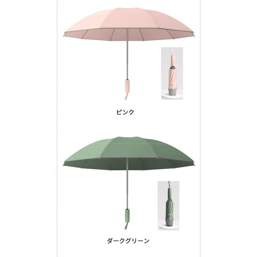 逆さ傘 折りたたみ傘 折り畳み傘 ワンタッチ 自動開閉 10本骨 逆折り