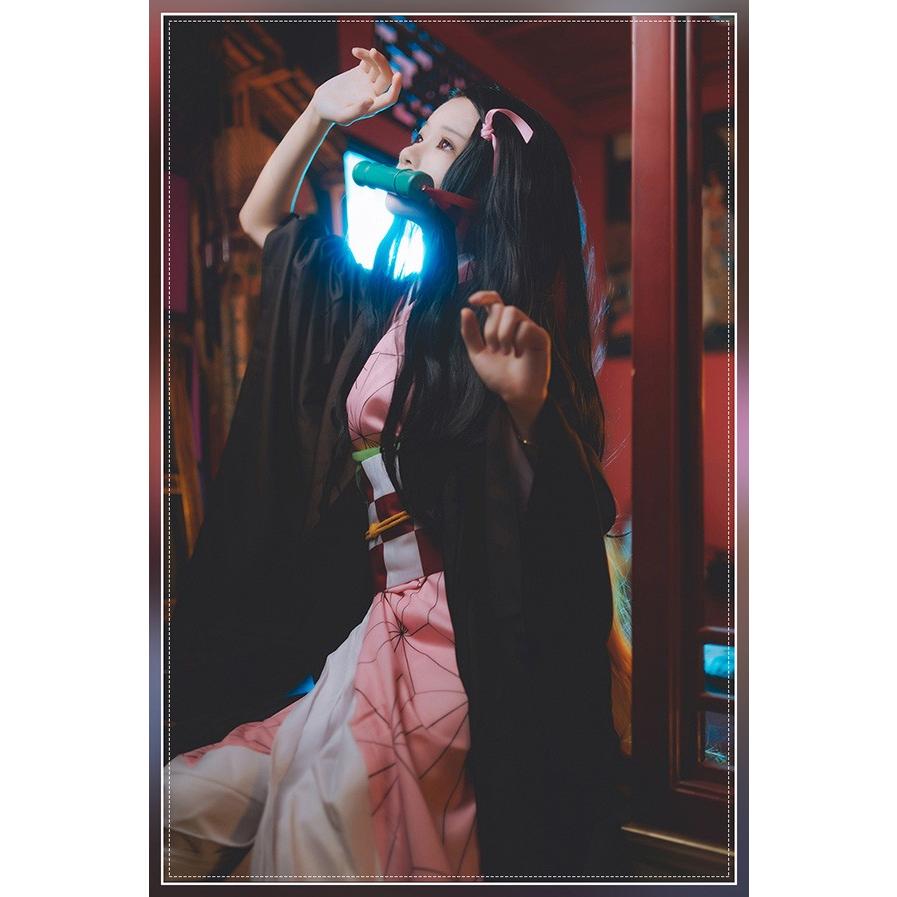 鬼滅の刃 竈門禰豆子 コスプレ衣装 フリーサイズ 男女兼用 ハロウィン