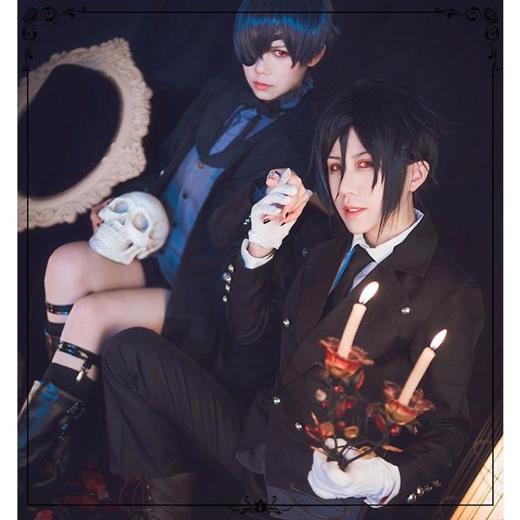 黒執事 シエル コスプレ衣装 豪華セット 悪魔シエル メンズ 黒執事 シエル コスプレ衣装 豪華セット 悪魔シエル メンズ