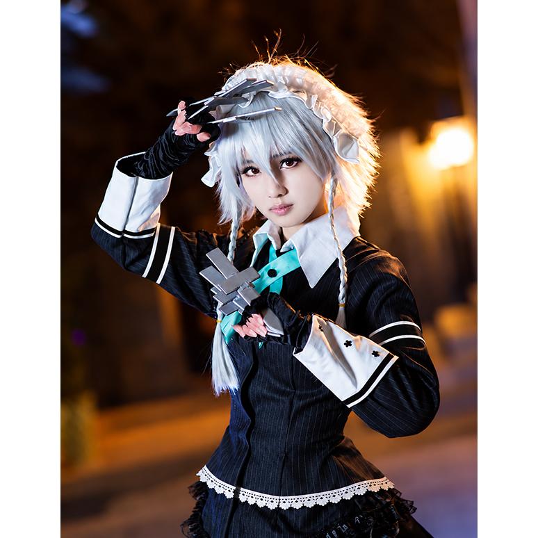 十六夜咲夜 東方Project アニメ コスプレ衣装 コスチューム cosplay