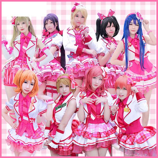 Lovelive 全員 ラブライブ μ's after school 放課後 覚醒 コスプレ衣装 コスプレ服 アニメ コスチューム Cosplay イベント 小泉花陽 西木野真姫 南ことり（Yahoo!・イツモストア）