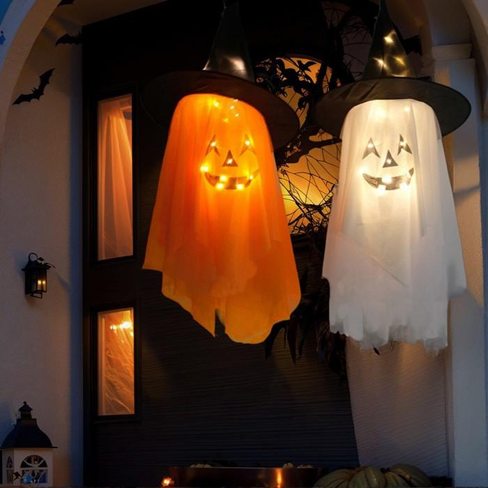 ハロウィン 幽霊 飾り ゴースト 吊り下げ 装飾 カボチャ 南瓜ランタン