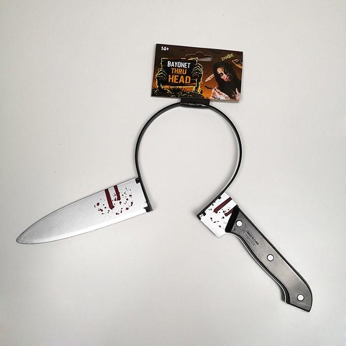 ハロウィン コスプレ 道具 ヘッドバンド 血のり 斧 包丁 ナイフ ハサミ