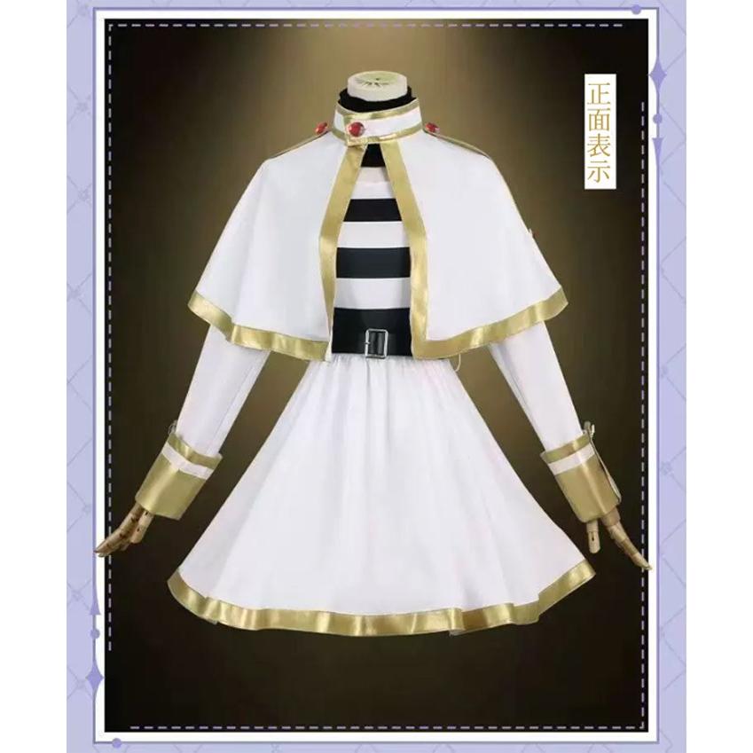 葬送のフリーレン フリーレン コスプレ衣装 レディース 白衣装 ケープ