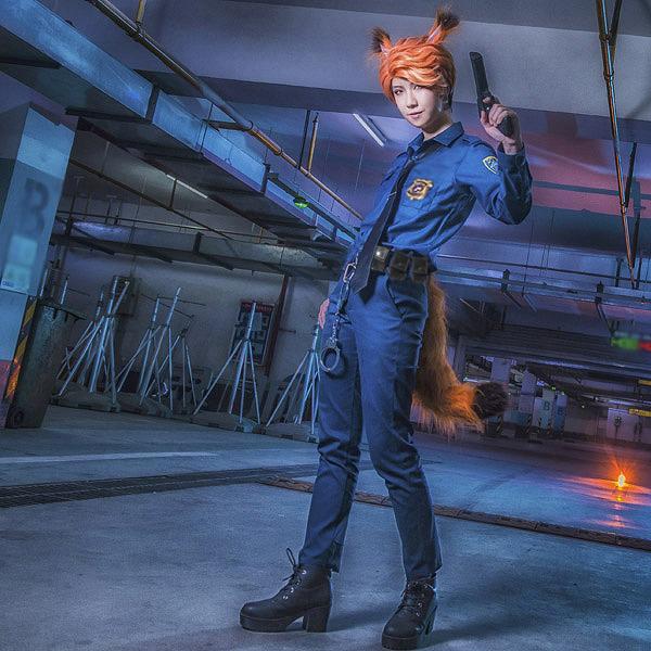 ズートピア ニック 警官 Dハロ コスプレ 衣装 フルセット ディズニー ズートピア ジュディ・ホップス ニック