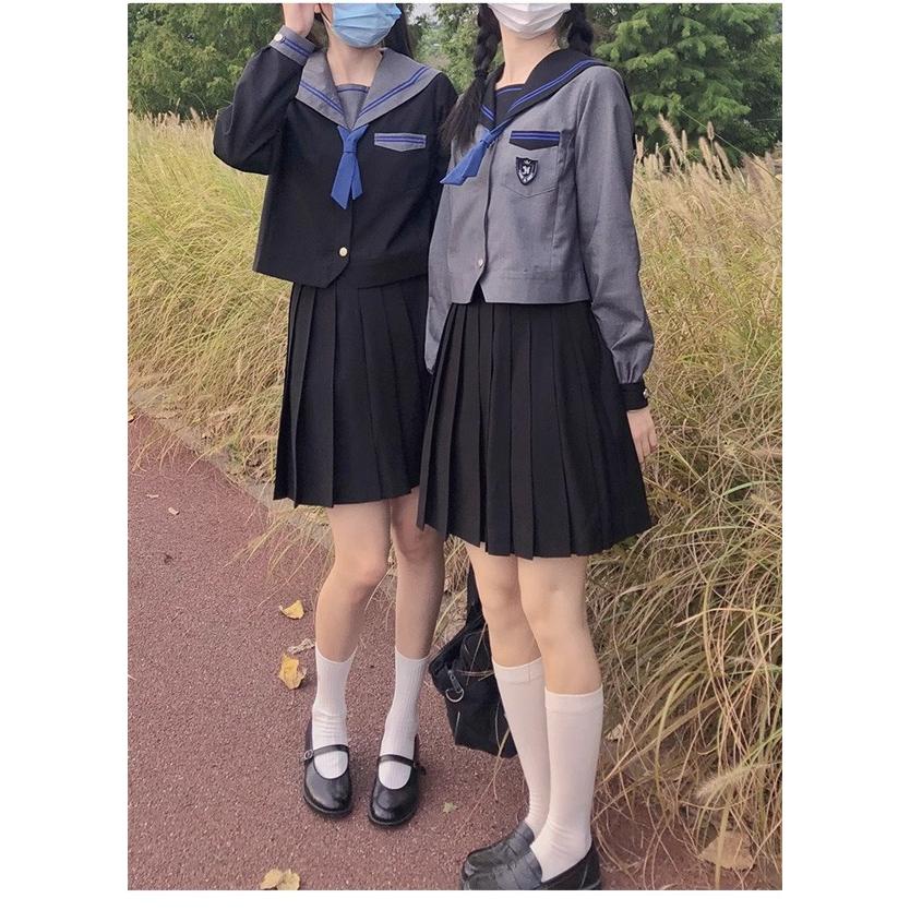制服 セーラー服 個性的 長袖 スカート セット 女子 入学式 卒業式 学生服 セーラーブレザー ブレザー プリーツスカート 女子高生 JK 高校生 レディース 黒 制服 セーラー服 個性的 長袖 スカート セット 女子 入学式 卒業式
