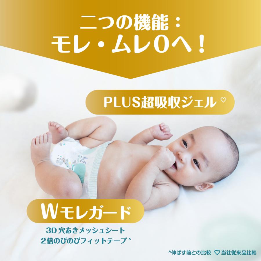 はじめての肌へのいちばん パンパース テープ オムツ 新生児サイズ 60