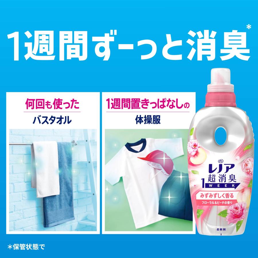 レノア 超消臭1week みずみずしく香るフローラル&ピーチの香り 